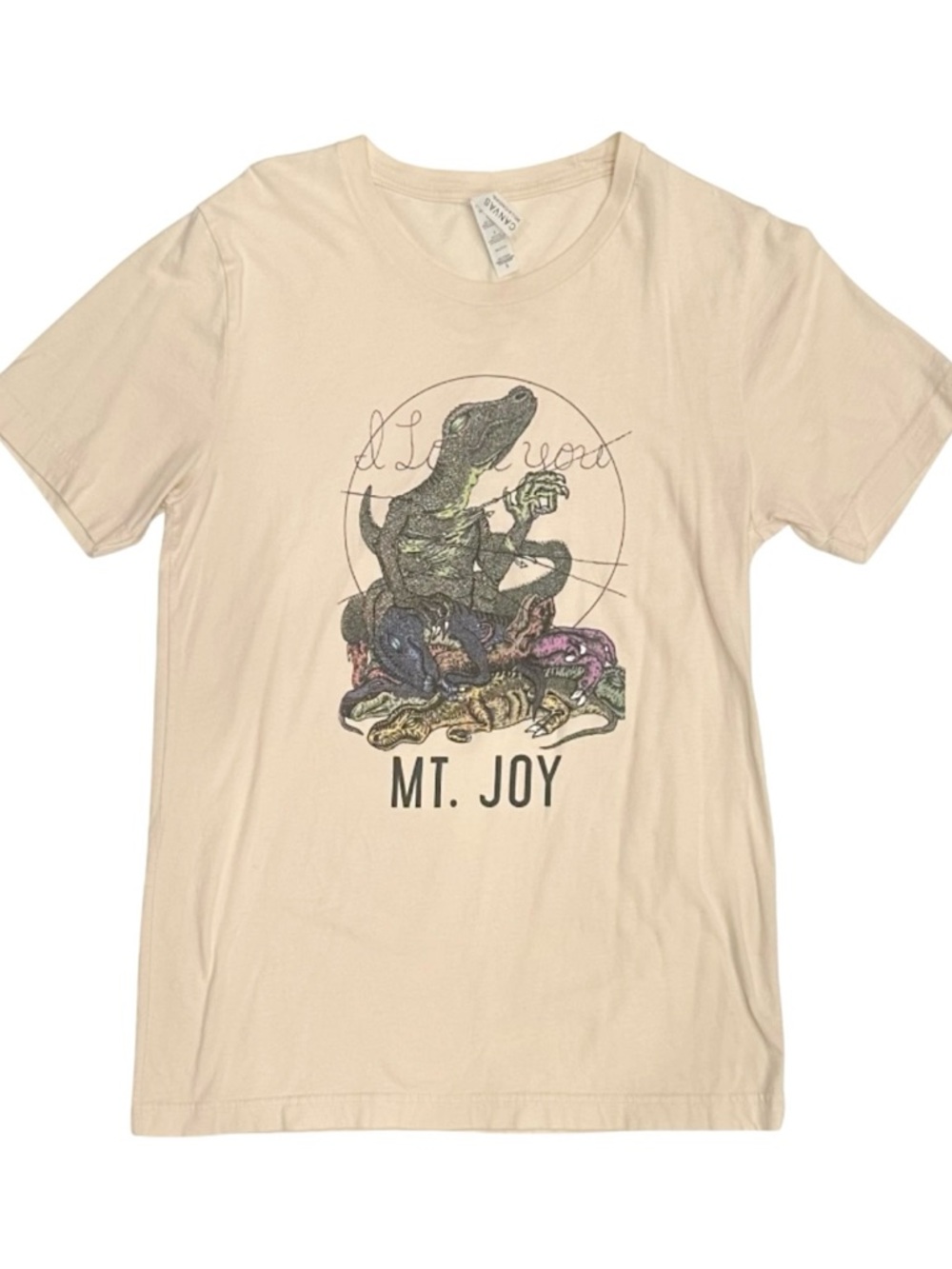 Mt. Joy Band Tour Graphic T-Shirt Ivory Women’s S 2019 9:30 Club Indie Rock